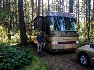 Wooded area, with plenty of privacy